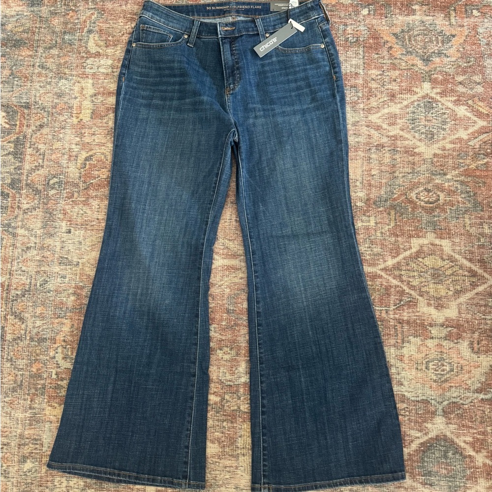 SOLD! NWT! Chicos Girlfriend Flared Jeans